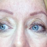 Permanent eyebrows and under eye concealer