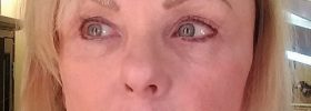 Permanent eyebrows color correction - Gloria Brennan